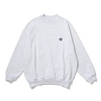 KEBOZ/ケボズ KEBOZ BB SMALL WAPPEN SWEAT MOCKNECK GRAY/507147446