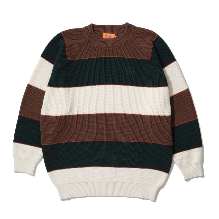 セール30%OFF】ケボズ KEBOZ BORDER KNIT SWEATER BROWN(507147475) | ケボズ(KEBOZ) - d  fashion