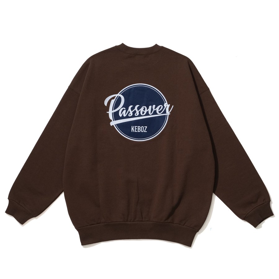 セール】ケボズ 【EXCLUSIVE】 KEBOZ x PASSOVER BB LOGO SWEAT