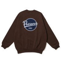 KEBOZ/ケボズ 【EXCLUSIVE】 KEBOZ x PASSOVER BB LOGO SWEAT CREWNECK BROWN/507147491