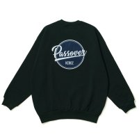 KEBOZ/ケボズ 【EXCLUSIVE】 KEBOZ x PASSOVER BB LOGO SWEAT CREWNECK GREEN/507147497