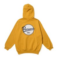 KEBOZ/ケボズ 【EXCLUSIVE】 KEBOZ x PASSOVER BB LOGO SWEAT HOODIE YELLOW/507147504