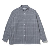 useful things/ユースフルシングス useful things COTTON FLANNEL WINDOWPANE SHIRT MADE IN JAPAN/507147871