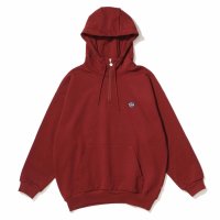 KEBOZ/ケボズ KEBOZ BB SMALL WAPPEN SWEAT HALF ZIP HOODIE BURGUNDY/507148117