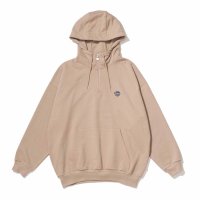KEBOZ/ケボズ KEBOZ BB SMALL WAPPEN SWEAT HALF ZIP HOODIE MOCHA/507148118