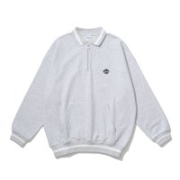 KEBOZ/ケボズ KEBOZ BB SMALL WAPPEN SWEAT POLO GRAY/507148157