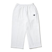 KEBOZ/ケボズ KEBOZ BB SMALL WAPPEN SWEAT PIN TUCK PANTS WHITE/507148168