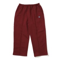 KEBOZ/ケボズ KEBOZ BB SMALL WAPPEN SWEAT PIN TUCK PANTS BURGUNDY/507148169
