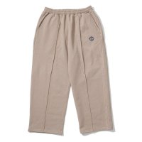 KEBOZ/ケボズ KEBOZ BB SMALL WAPPEN SWEAT PIN TUCK PANTS MOCHA/507148171