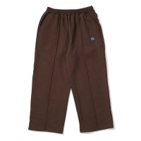 KEBOZ/ケボズ KEBOZ BB SMALL WAPPEN SWEAT PIN TUCK PANTS BROWN/507148175