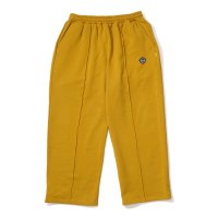 KEBOZ/ケボズ KEBOZ BB SMALL WAPPEN SWEAT PIN TUCK PANTS YELLOW/507148178