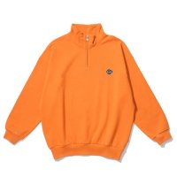 KEBOZ/ケボズ KEBOZ BB SMALL WAPPEN SWEAT HALF ZIP 2 ORANGE/507148228