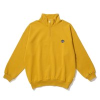 KEBOZ/ケボズ KEBOZ BB SMALL WAPPEN SWEAT HALF ZIP 2 YELLOW/507148229