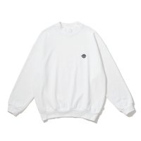 KEBOZ/ケボズ KEBOZ BB SMALL WAPPEN SWEAT MOCKNECK WHITE/507148576