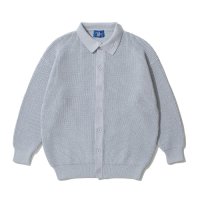 KEBOZ/ケボズ KEBOZ COLLAR CARDIGAN GRAY/507148579