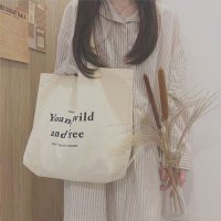 REAL STYLE/リアルスタイル REAL STYLE トートバッグ 帆布 a4 キャンバス 軽い 肩掛け 縦 ファスナー 大学生 プリント 英字 ロゴ/507148782