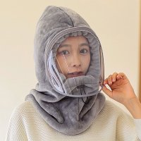 REAL STYLE/リアルスタイル REAL STYLE バラクラバ フードネックウォーマー 防寒 おしゃれ 冬用 レディース メンズ もこもこ 暖かい スヌード バイク 自転車 /507148913