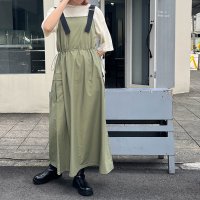 REAL STYLE/リアルスタイル REAL STYLE ジャンパースカート ワンピース サロペット 速乾 涼しい ロング ジャンスカ ミリタリー ノースリーブ 軽い/507148958