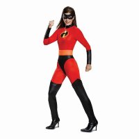Disguise/ディスガイズ Disguise ハロウィン コスプレ 仮装 ディズニー DISNEY イラスティガール Mr.インクレディブル 3点セット 大人用 レディース /507149017