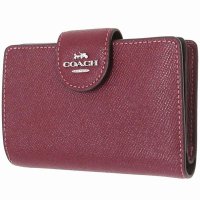 COACH/コーチ COACH コーチ 財布 COACH アウトレット レザー ミディアム コーナー ジップ ウォレット 二つ折り財布 6390 SVWN/507149051