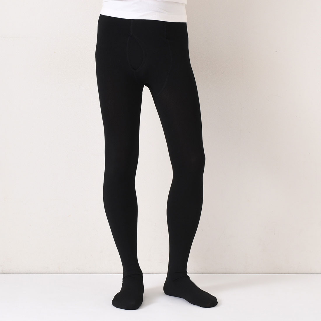 リアルスタイル REAL STYLE タイツ メンズ つま先付き 防寒 冬用