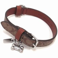 COACH/コーチ COACH コーチ 犬の首輪 COACH アウトレット シグネチャー スモール ペット 小さいサイズ ドッグカラー ペット用品CH144 SVBDX【返/507149174