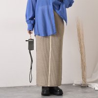 REAL STYLE/リアルスタイル REAL STYLE ニットスカート タイトスカート レディース ロング 秋 夏 総柄 ギンガムチェック ウエストゴム おしゃれ/507149215