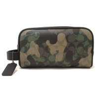 COACH/コーチ COACH コーチ ハンドバッグ COACH アウトレット バッグ スモール トラベル キット シグネチャー キャンバス カモプリント 迷彩柄 CM03/507149239