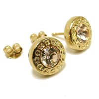 COACH/コーチ COACH コーチ ピアス COACH アウトレット オープン サークル ラインストーン ロゴ ピアス (ボックス無し) アクセサリー F54516 G/507149268