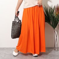 REAL STYLE/リアルスタイル REAL STYLE スカート レディース ロング フレアスカート マキシスカート カットオフ 綿100％ コットン 無地/507149352