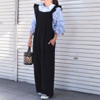 REAL STYLE/リアルスタイル REAL STYLE オールインワン サロペット オーバーオール コンビネゾン エンボス フリル/507149430
