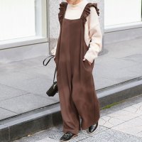 REAL STYLE/リアルスタイル REAL STYLE オールインワン サロペット オーバーオール コンビネゾン エンボス フリル/507149430