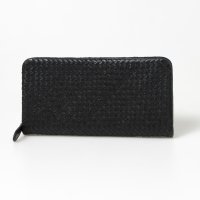 Genuine Leather/ジェニュインレザー Genuine Leather 手編み紳士用 本革メッシュ長財布/507149492