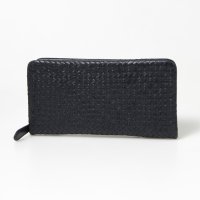 Genuine Leather/ジェニュインレザー Genuine Leather 手編み紳士用 本革メッシュ長財布/507149492