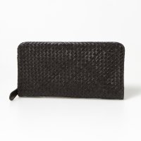 Genuine Leather/ジェニュインレザー Genuine Leather 手編み紳士用 本革メッシュ長財布/507149492