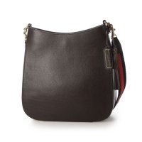 Leather Laboratory/レザーラボラトリー Leather Laboratory 本革 レディース ショルダーバッグ 赤と黒のストラップ/507149545