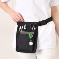 REAL STYLE/リアルスタイル REAL STYLE ナースポーチ ウエストバッグ エプロンバッグ 黒 看護師 介護士 男女兼用 医療 ペンケース 仕事用/507149602