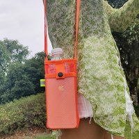REAL STYLE/リアルスタイル REAL STYLE 水筒カバー 500ml 子供 肩掛け ペットボトルホルダー スマホ ショルダー バッグ メッシュ ポーチ/507149605