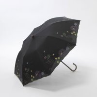 CHINOISERIE MODERN KYOTO/シノワズリーモダンキョウト シノワズリーモダン京都 女優日傘ボタニカル刺繍かわず張りショート折りたたみ日傘/507149946
