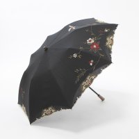 CHINOISERIE MODERN KYOTO/シノワズリーモダンキョウト シノワズリーモダン京都 女優日傘花鳥刺繍かわず張りショート折りたたみ日傘/507149949