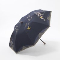 CHINOISERIE MODERN KYOTO/シノワズリーモダンキョウト シノワズリーモダン京都 女優日傘四君子刺繍かわず張りショート折りたたみ日傘/507149954