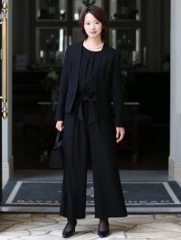 NINA GRACE/ニナ グレース NINA GRACE 【TVドラマ「100万回言えばよかった」主演女優着用】ブラックフォーマル・喪服/パンツスーツ/507150051