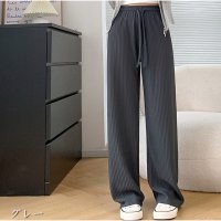 And Kawaii/アンドカワイイ And Kawaii ワイドパンツ 美脚パンツ 脚長 ゆったりした履き心地 春秋夏 カジュアル ロングパンツ/507150068