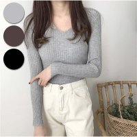 And Kawaii/アンドカワイイ And Kawaii トップス カットソー 長袖 インナー ニット 人気 無地/507150084