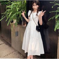 And Kawaii/アンドカワイイ And Kawaii ワンピース ロングスカート ひざ丈 ハイウエスト 無地 きれいめ カジュアル フェミニン/507150115