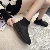 And Kawaii/アンドカワイイ And Kawaii ニットブーツ 軽量厚底タイプ ショートブーツ ソックス風 ショートブーツ レディース 暖かい 綿靴 秋冬/507150148