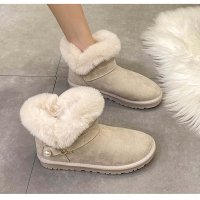 And Kawaii/アンドカワイイ And Kawaii フラットシューズ ショートブーツ 裏起毛 ボア 防寒 ファー モカシンファー レディース 秋冬/507150149