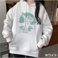 And Kawaii/アンドカワイイ And Kawaii パーカー トレーナー 長袖 ロゴトップス フード付き ゆったり 秋新作/507150155