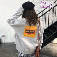 And Kawaii/アンドカワイイ And Kawaii パーカー トレーナー 長袖 前後ロゴパーカー 韓国/507150168