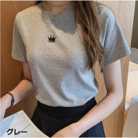 And Kawaii/アンドカワイイ And Kawaii Tシャツ 半袖 ロゴプリント クルーネック 韓国 レディースファッション/507150199